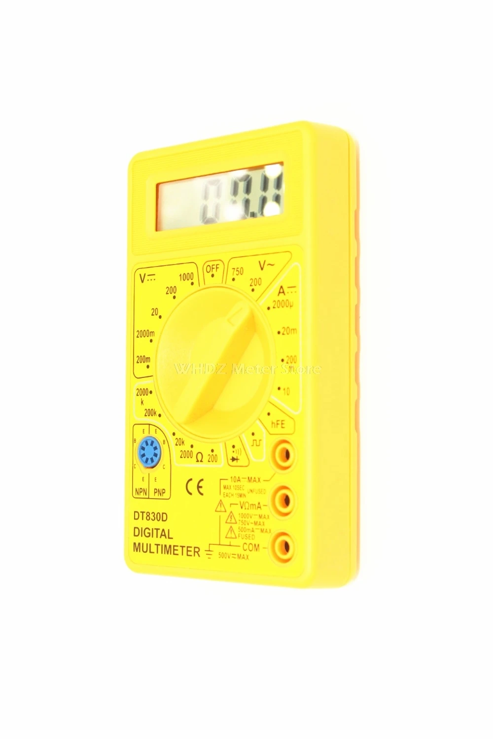 Цифровой мини мультиметр WHDZ DT 830D измеритель напряжения и сопротивления с