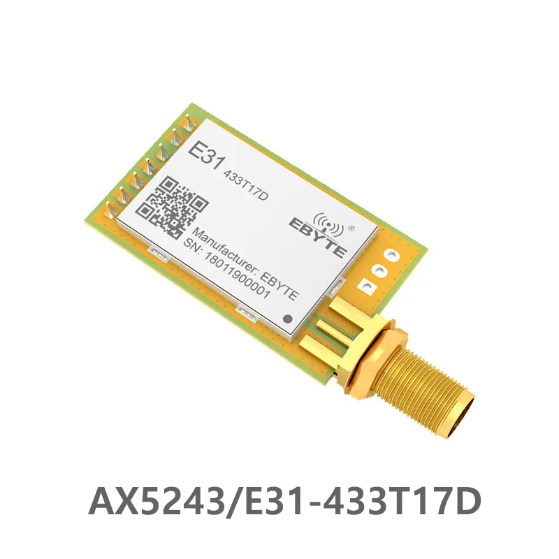 

E31-433T17D AX5043 433Mhz 50mW RF IoT uhf wireless transmitter and receiver module Long Distance Transparent transmission