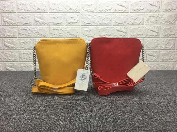 

Flannel bucket single shoulder diagonal handbag