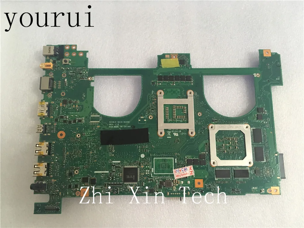  yourui For ASUS N550JV Q550JV G550JK Laptop Motherboard REV 2.0 With i7-4700HQ CPU Fully Tested Fre