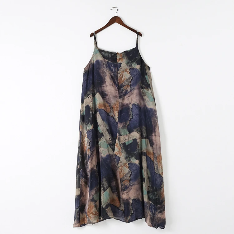 2019 summer floral chiffon printed women bohemian long jumpsuit Casual summer spaghetti strap romper wide leg playsuit overalls