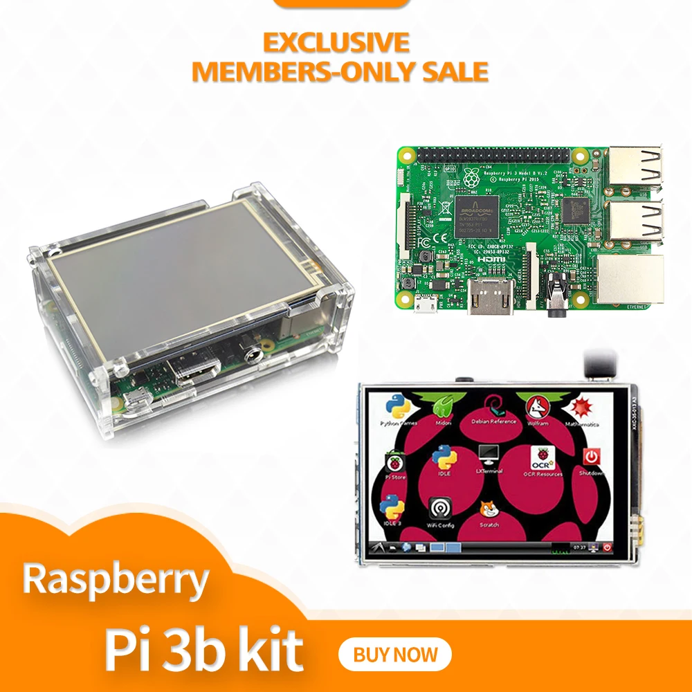 Original Raspberry Pi 3 Model B Abs Case 35 Inch Tft Lcd Display huismerk kopen in de aanbieding Original Raspberry Pi 3 Model B Abs Case 35 Inch Tft Lcd Display huismerk kopen in de aanbieding
