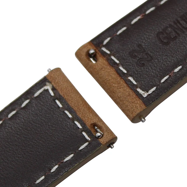 Быстросъемный итальянский ремешок из натуральной кожи 22 мм для LG G Watch Urbane Asus ZenWatch 1 2 для мужчин Ticwatch 1 46 мм ремешок на запястье