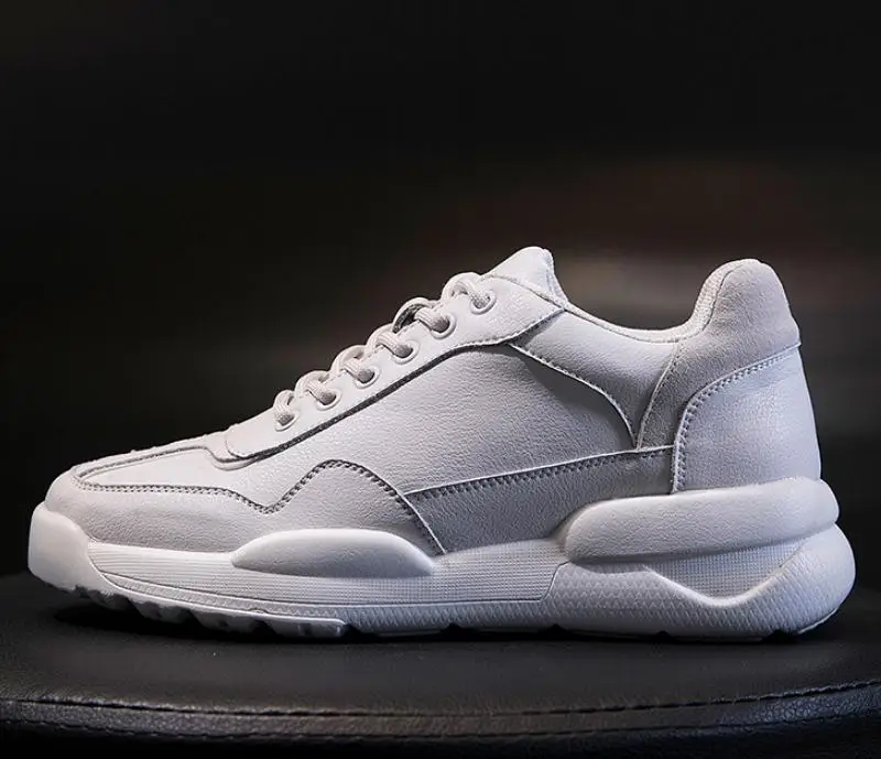 

Women White Sport Casual Shoes Woman Women's Platform Sneakers Spring Autumn 4.5CM Height Increase Ladies Gir's Leisure Shoes