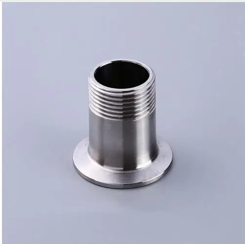 

1.5'' Tri Clamp to 1'' Male BSPT adapter, Sanitary Stainless Steel 304