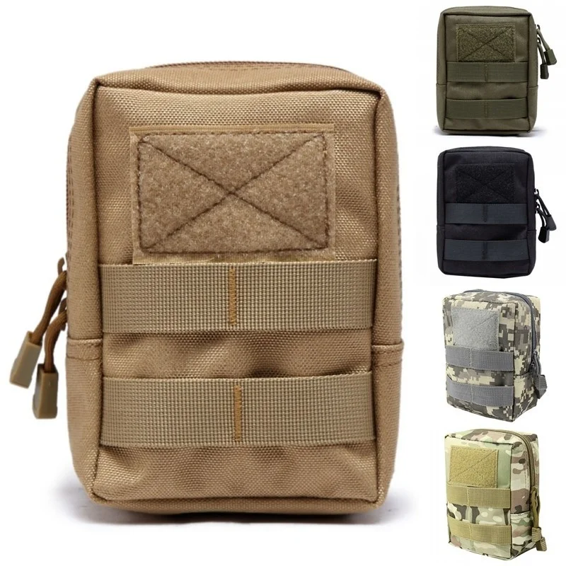 CQC Tactical Molle System Medical Pouch 1000D Utility EDC Tool Accessory Waist Pack Phone Case Airsoft Hunting Pouch