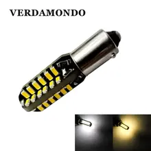 BA9S T4W 48 3014 SMD Интерьер автомобиля светодиодный просвет светильник Canbus Error Free фонарь освещения номерного знака купол Дверь Чтение лампы 12V теплый белый