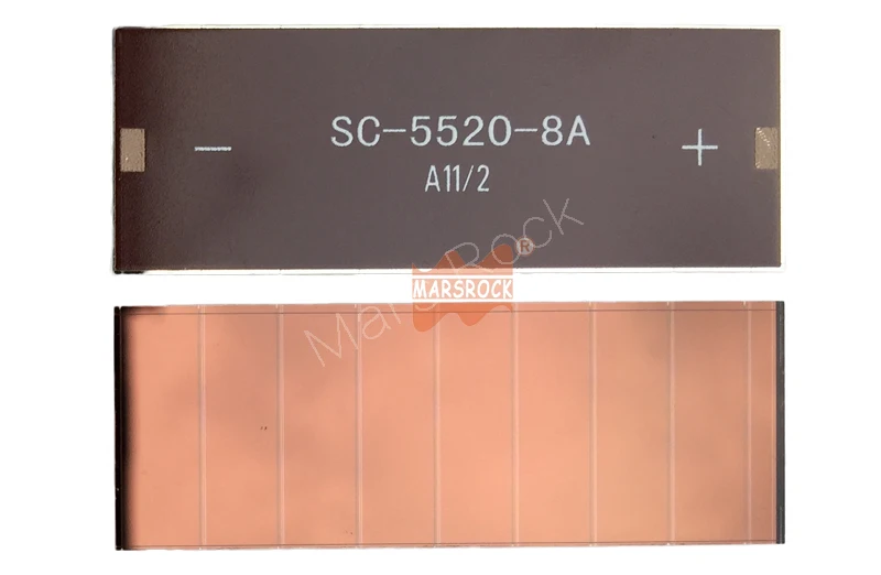 Solares de Silício Amorfo de Película Fina para o Interior do Produto Ito de Células Luz Vidro Calculadora Brinquedos 0-4 Bateria 55x20mm 4 v 12ua Dim Geradores de energia alternativa
