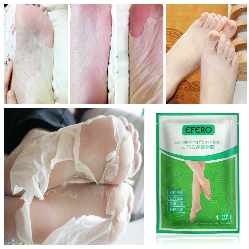 2 пары отшелушивающая маска для ног|exfoliating socks|socks for pedicuresocks pedicure sosu |
