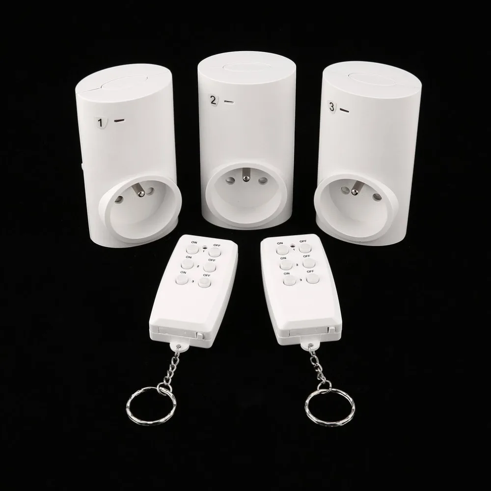 Беспроводной Smart Remote Управление Разъем Главная Выключатель света Plug 50 Гц 10A 2300 Вт