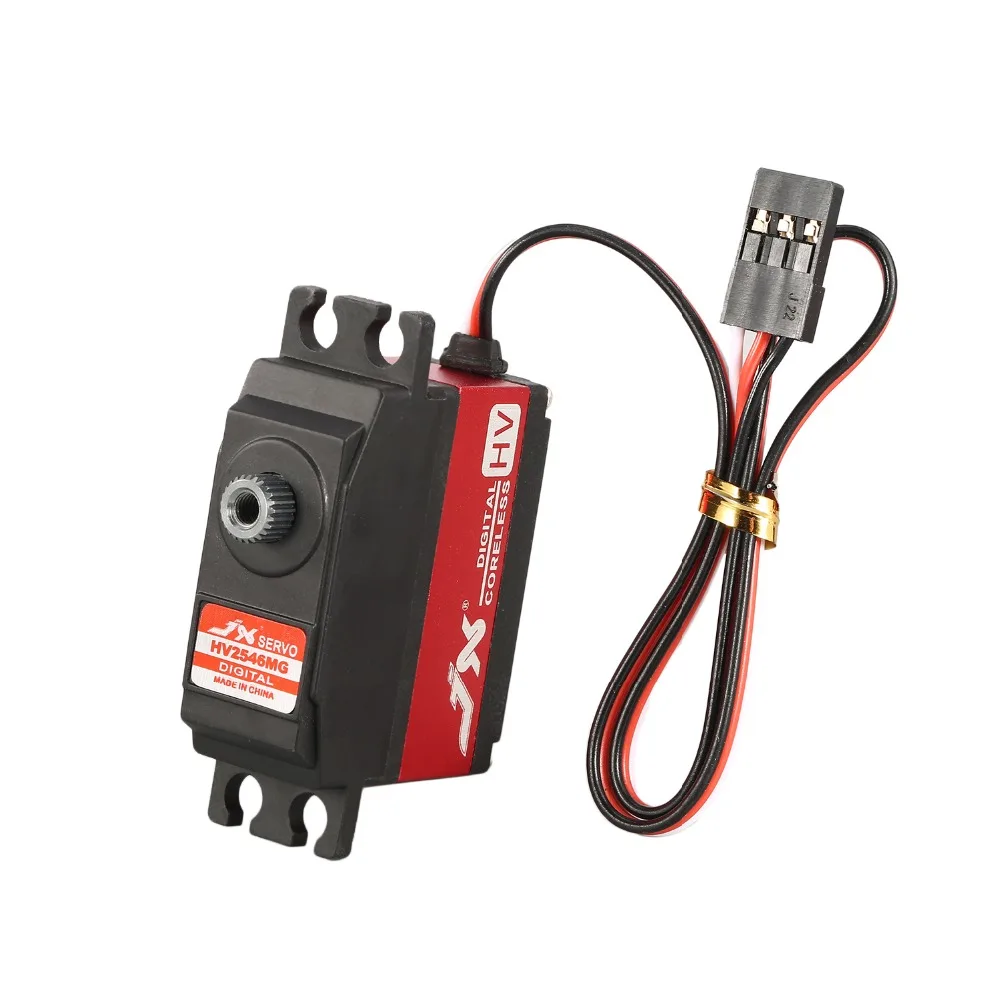 

JX PDI-HV2546MG 25g Metal Gear Digital High Voltage Tail Servo for RC TREX Align ALZRC 450 500 Helicopter Fixed-wing Airplane