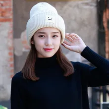 Модная трикотажная шляпа, женские зимние шапки для женщин, теплая шапка, новая Толстая Женская шапка gorros mujer invierno, шапка для девочек