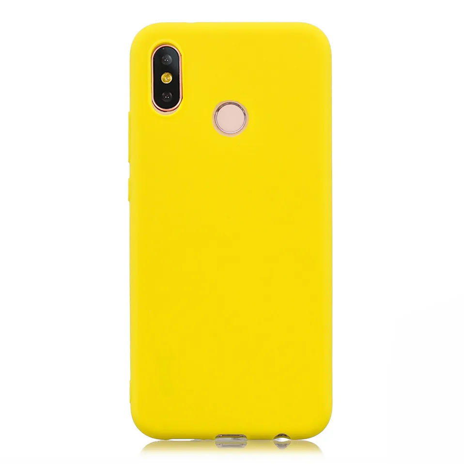 Candy Macaron Color Case For Xiaomi Redmi S2 6A 6 Pro 12