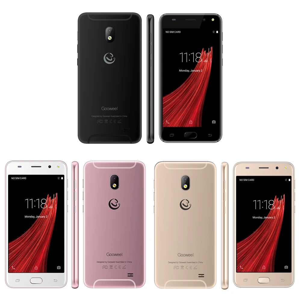Оригинальный Gooweel S7 смартфон Face Unlock MTK6580 4 ядра 5 0 дюйма ips 3g мобильный телефон
