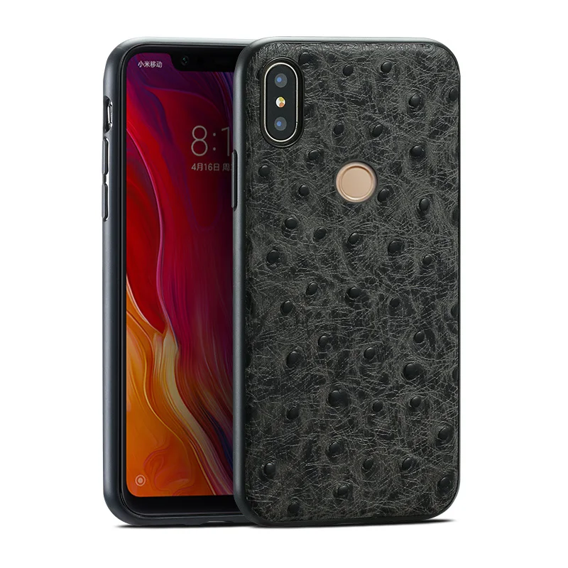

New ostrich pattern mobile phone case for xiaomi 8 mobile phone case All inclusive soft phone case for xiaomi series