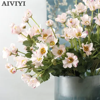 

2018 decorative Artificial rose branch silk+plastic flores Simulation rose flowers for home hotel wedding decoration rose