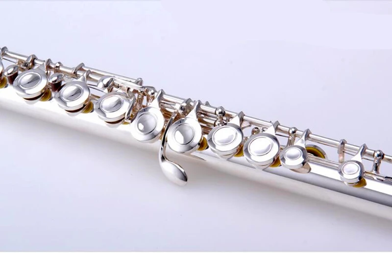 16 отверстий C клавишная флейта китайская Дизи Музыкальные инструменты Профессиональная Flauta Travesera деревянный ветер Серебряная флейта белая медь Dizi