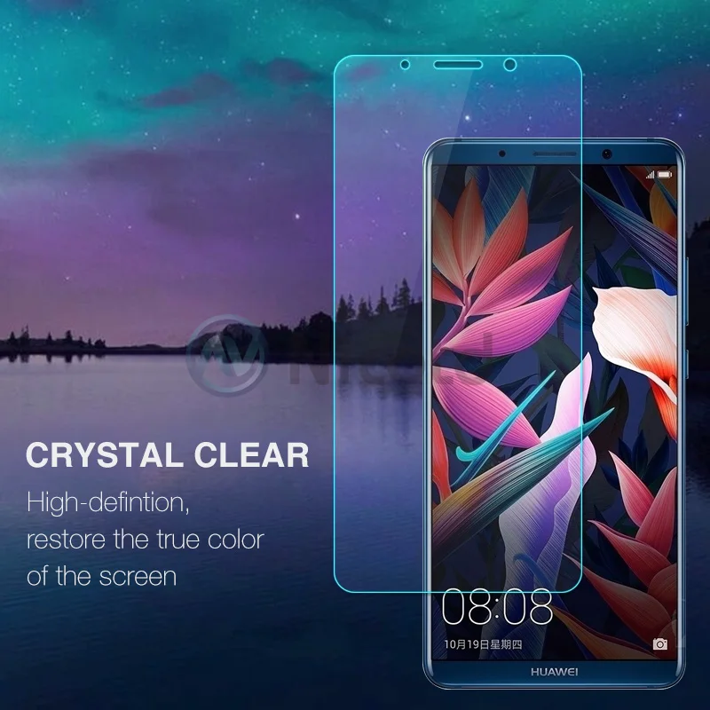 Nicotd For Huawei Mate 10 Pro Tempered glass 9H Anti-fingerprint For Huawei Mate 10Pro Screen Protector Glass Film 2.5D Screen (1)