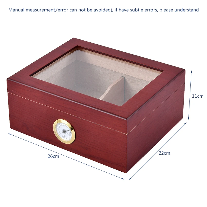 50 шт. большой емкости кедровый деревянный ящик для сигар ящик из твердой древесины увлажняющий постоянный влажность сигары коробка