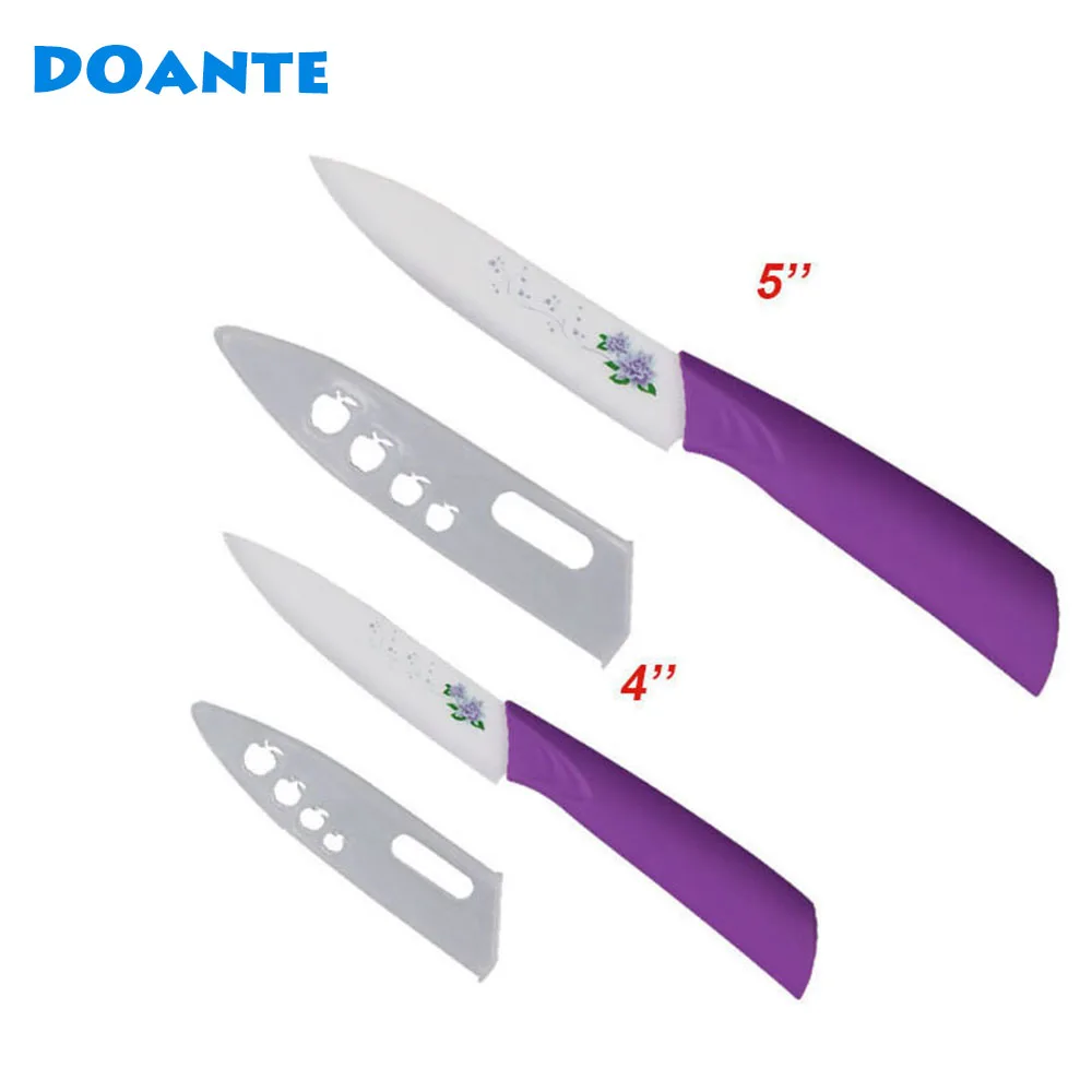 DOANTE бренд 4 &quot5&quot дюймов нож для нарезки овощей Керамический Набор ножей белое