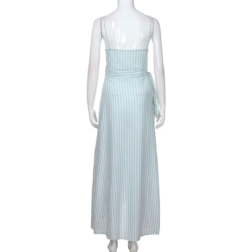 maxi dresses summer for women sleeveless dress beach dress dress female loose vestidos verano 2018 dropshipping #F#50JY259