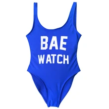 BAE WATCH купальник боди Цельный купальник женский красный Монокини комбинезон костюм сексуальный цельный купальный костюм badpak
