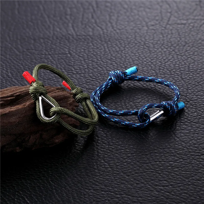 New Fashion Navy Coloful High quality Rope bracelet Men Lover Lucky Wrap Survival Bracelets Women Couple gift homme dropshipping - Image 4