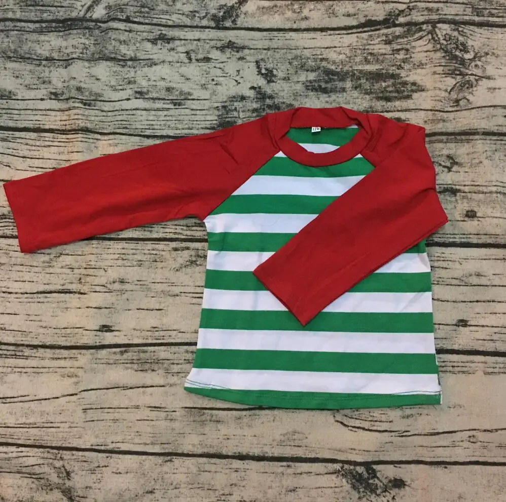 red and green long sleeve shirt