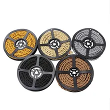 5 метров/16,4 фута витая Ткань Электрический шнур для винтажных и Античные светильники DIY, искусственный шелк покрытый провод для промышленного винтажа