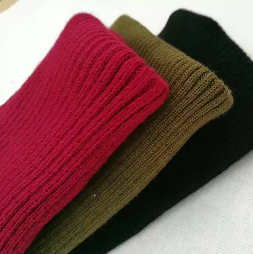 

High Quality Clothing Rib Knit Cuff Seamless Threaded Sleeve Hems