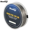 BlueJays 100 M pesca cable de acero líneas de pesca max power 7 hebras super suave líneas de alambre cubierta con plástico impermeable nuevo ► Foto 2/6