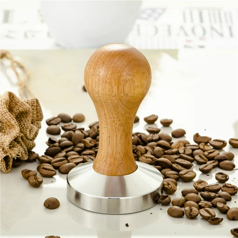 12pcs/lot Metal Eco friendly Stainless Steel Coffee Tamper 58mm Brista