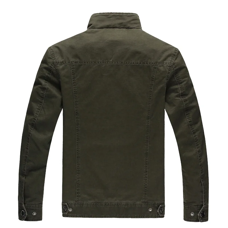 Military Jacket Men Streetwear Coat Casual Hip Hop Pilot Jacket Solid Color 2019 Spring Jackets for Men Black Green Khaki HA124