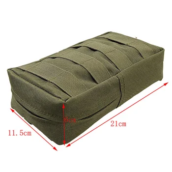 

Molle Tactical Magazine Dump Drop Pouch Military Vest Outdoor First Aid Bag 1Pcs Inside Of The Waterproof Coating