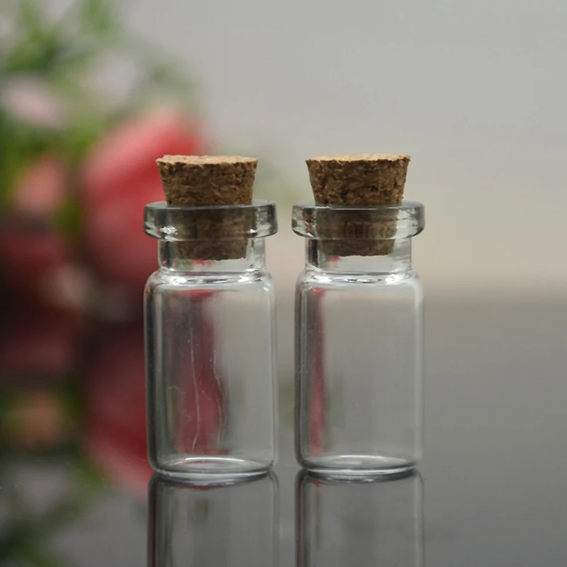 10pcs 24*12mm Small Glass Jars Mason Jar Message Vials Cheap Cork Stopper Bottle DIY Small Glass Bottle Mini Containers ZH210 c