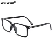 Gmei оптический стильный Urltra-светильник TR90 прямоугольный полный обод мужские оптические оправы для очков женские близорукость Пресбиопия очки M20200