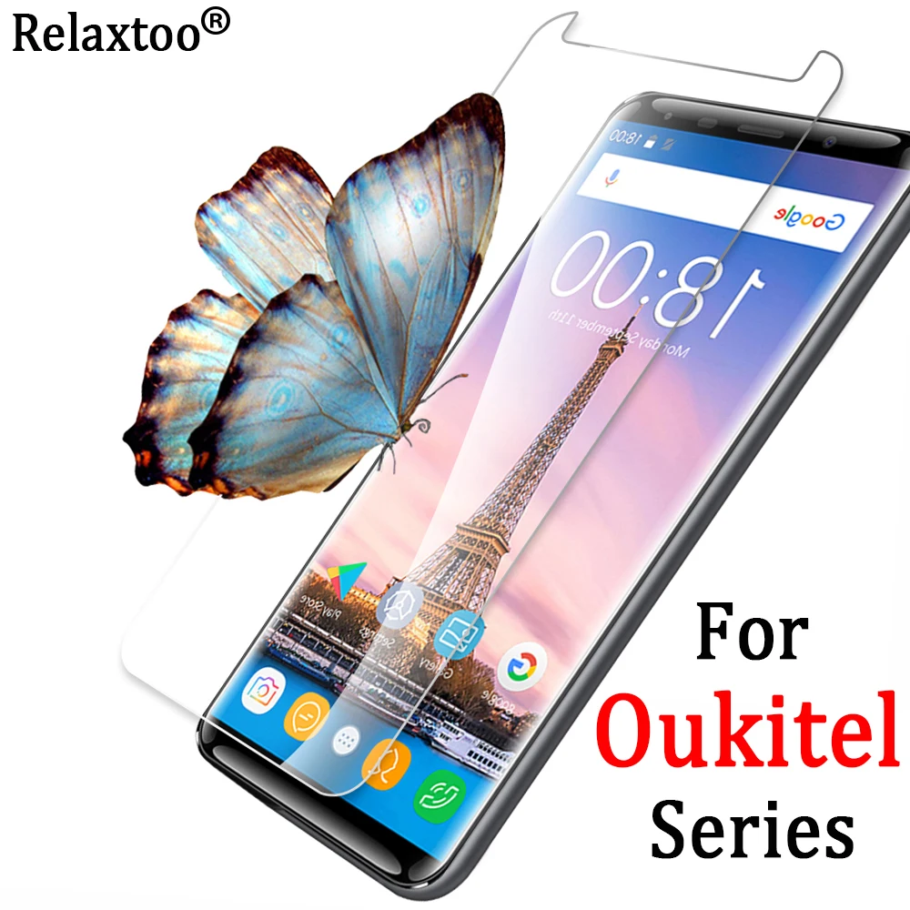 

Protective Glass On For oukitel c8 8c k6000 pro u20 20u plus k10000 k3 c 8 k 6000 10000 protection glas screen protector film