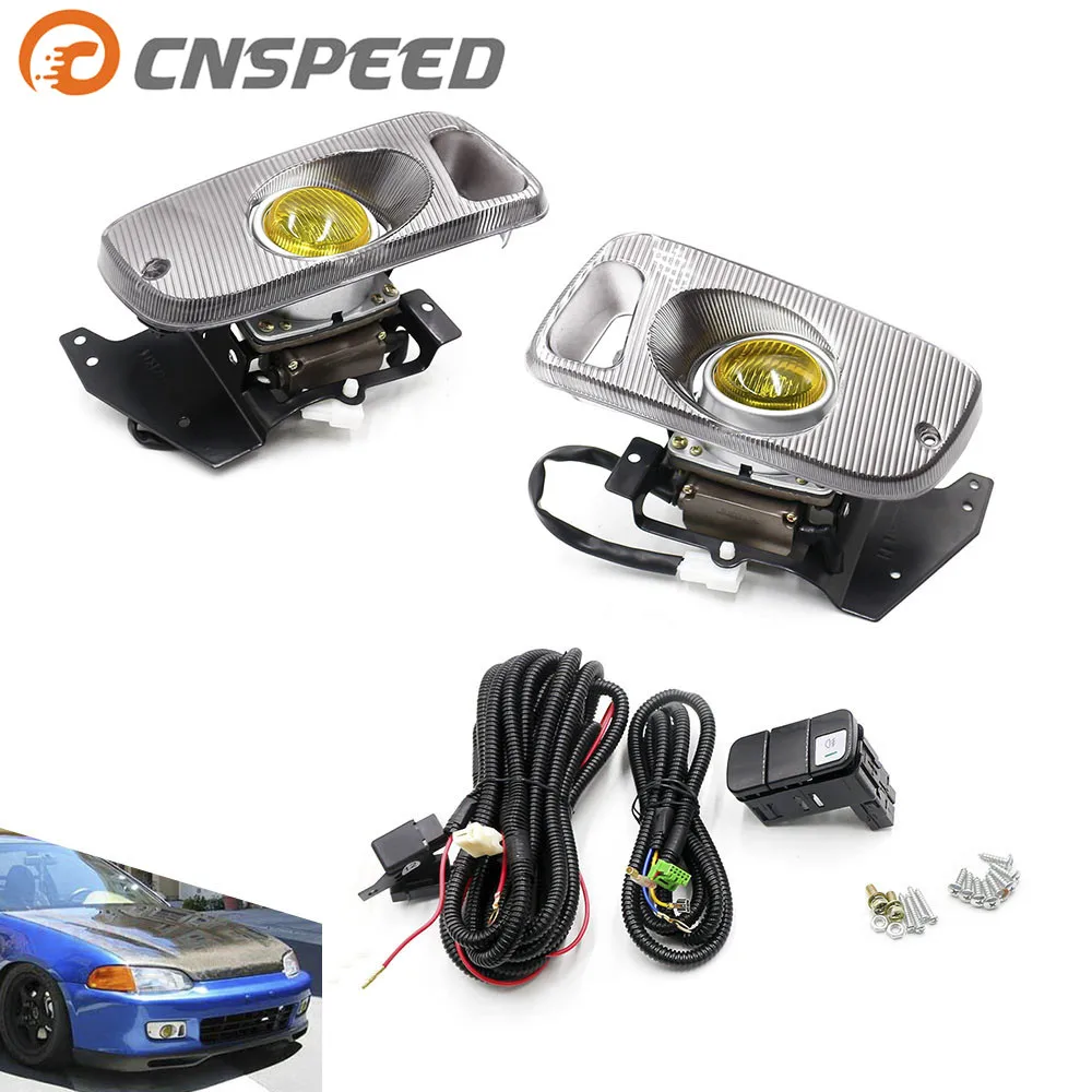 CNSPEED противотуманный светильник бампер 2/3D EG D15 D16 1 5/1 6 для 92 95 YC100478|Абажуры| |