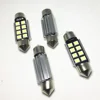 4pcs dome lamps 31mm 36mm 39mm 41mm Festoon 8 smd LED ERROR FREE 5630 5730 CANbus C5W led interior reading white ice blue bulbs ► Photo 1/6