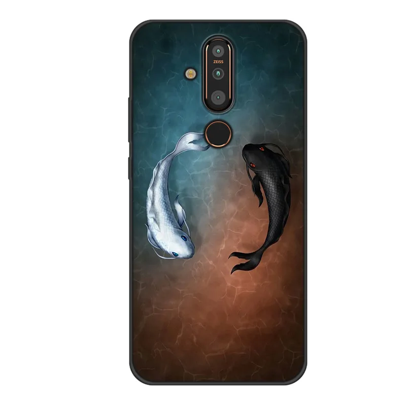 

For Nokia 8.1 Plus Case Soft TPU Silicone Cover Cool Cartoon Phone Case For Nokia X71 Protect Phone Shell For Nokia 8.1 Plus