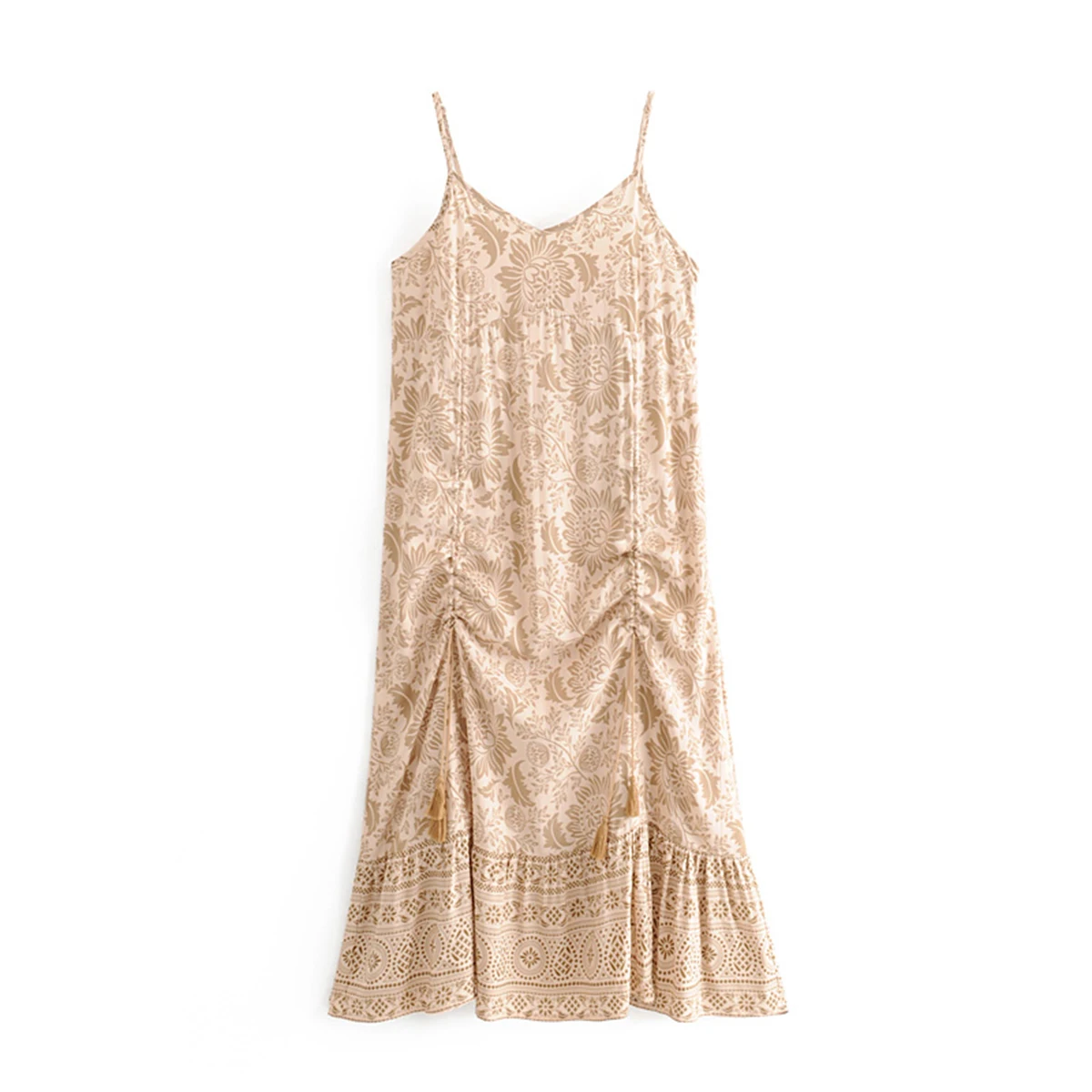 lioness ruched strappy dress