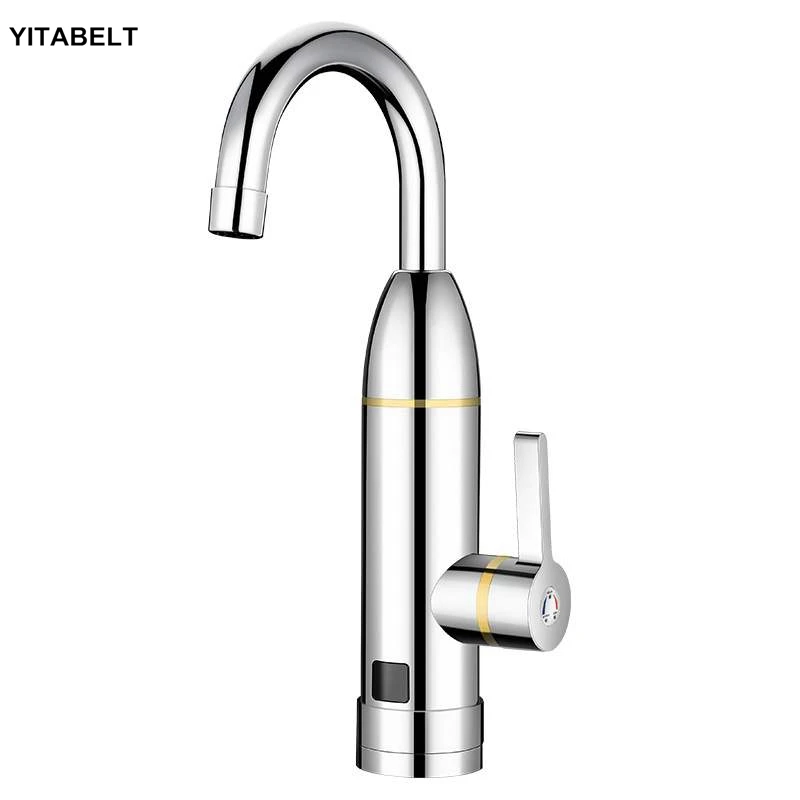 

Stainless Steel Digital Display Heating Instant Water Heater Tap Electric Water Faucet for Kitchen