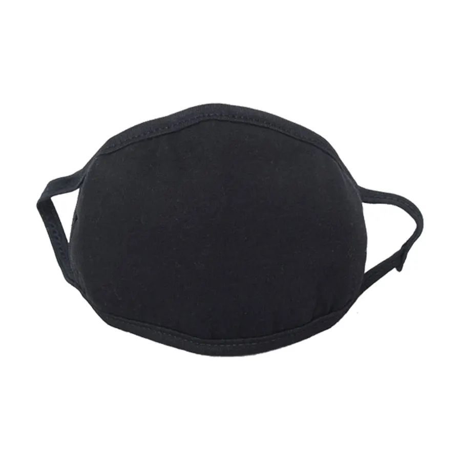 

1Pc Fashion Man Woman Black Mouth Mask Cotton Blend Anti Dust Face Protective Masks Unisex Washable Many Times Using Wholesale