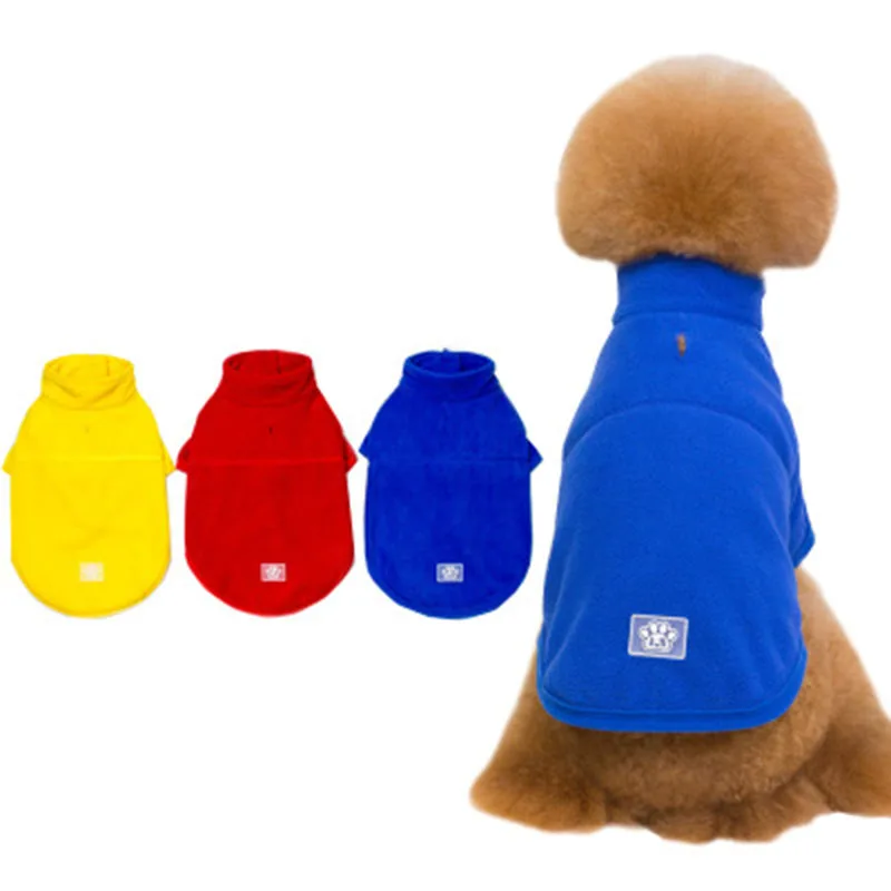 Pet Soft Warm Polar Feece Coat Winter Dog Sports Clothes For Small Dogs
