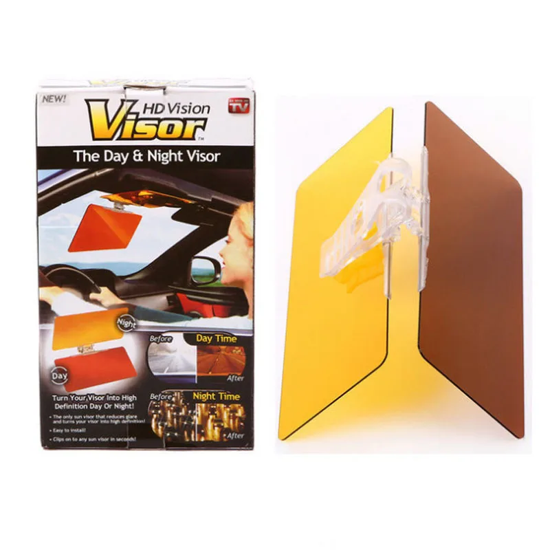 Dual-purpose sun visor _ car day and night with anti-glare shade _ driver goggles _ car sun visor3