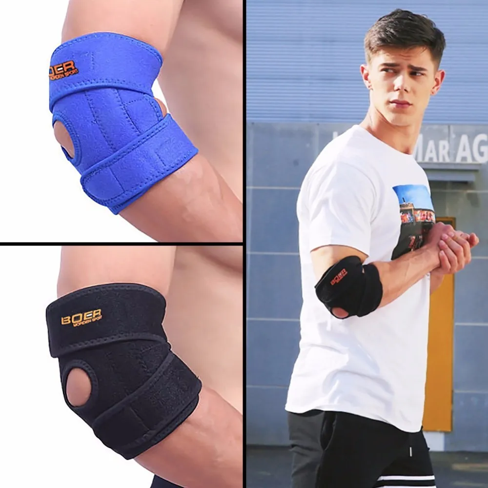 1pc Adjustable Unisex Elbow Support Wrap Brace Gym Sport Injury Pain