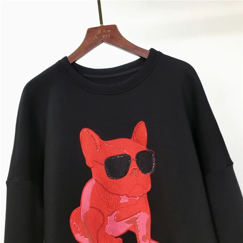 embroidered sweatshirt womens