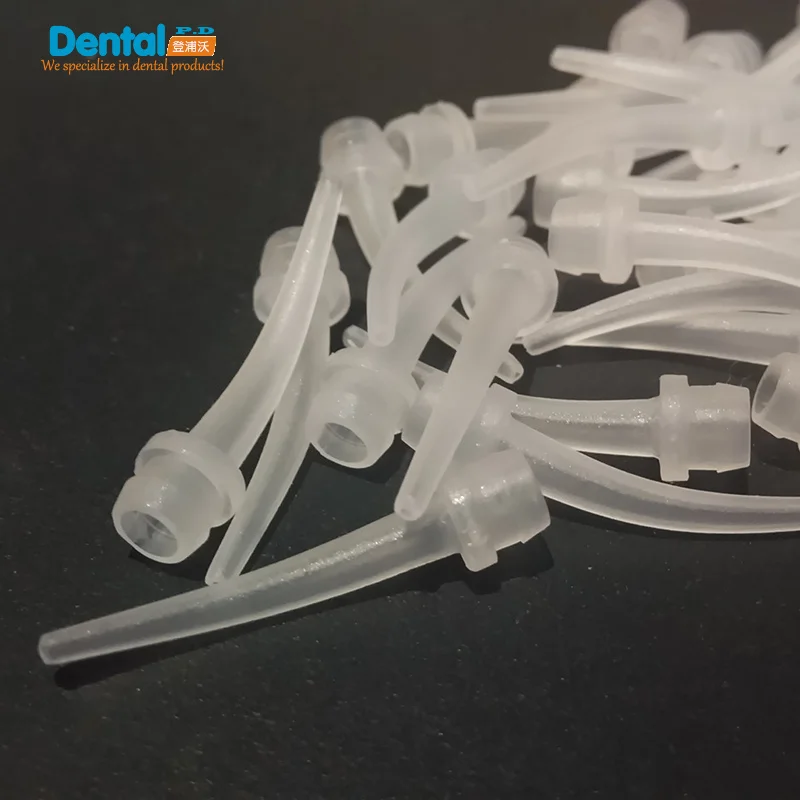 

100PCS Dental Intraoral White 5.0mm mixing tips/ Impression Materials/ Silicon Rubber Head