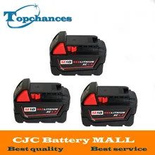 3PCS High quality New18V 4.0Li-Ion 4000mAh Replacement Power Tool Battery for Milwaukee M18 XC 48-11-1815 M18B2 M18B4 M18BX Li18