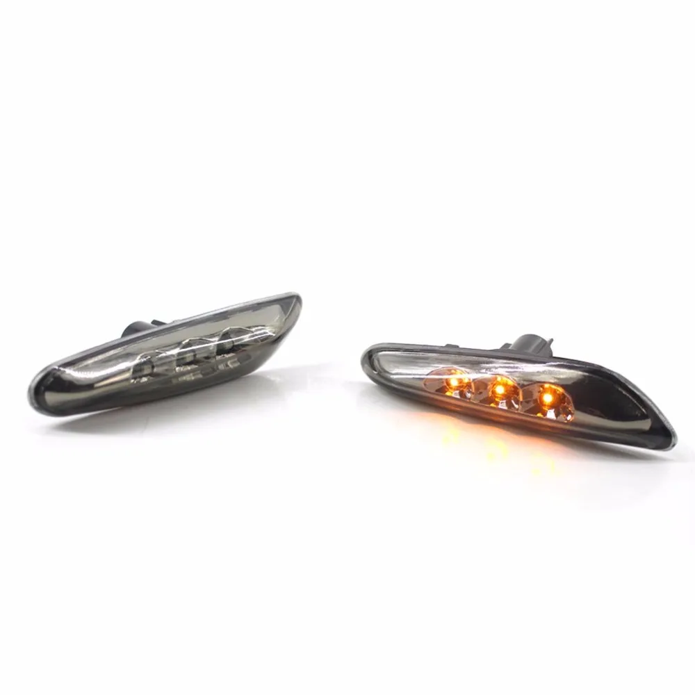 2pcs/set Auto Car Side Marker Lights Turn Signals Indicator LED Brake
